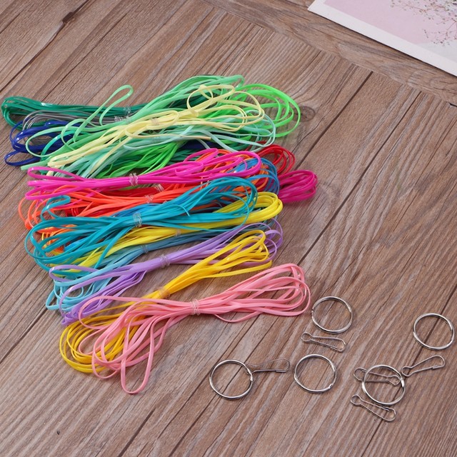 Plastic Lacing Cord String 20 Rainbow Colors for Bracelets